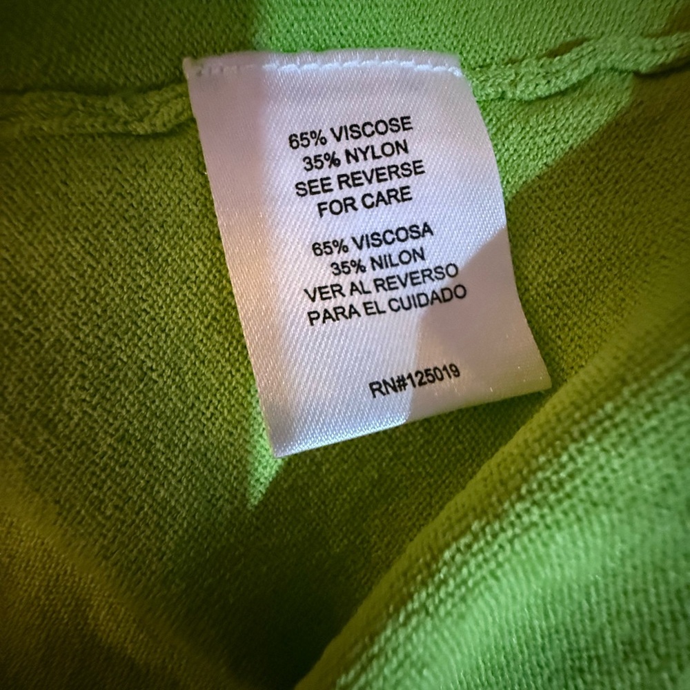 Joseph A Vibrant Green Tank Top - Picture 6 of 9